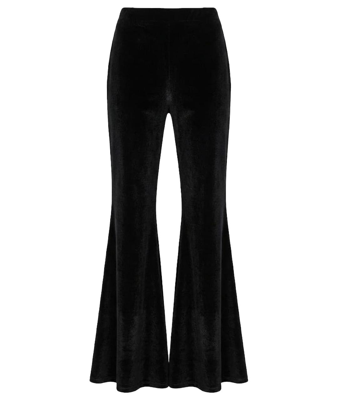VETEMENTS Черные полиэстеровые прямые брюки, фото 1