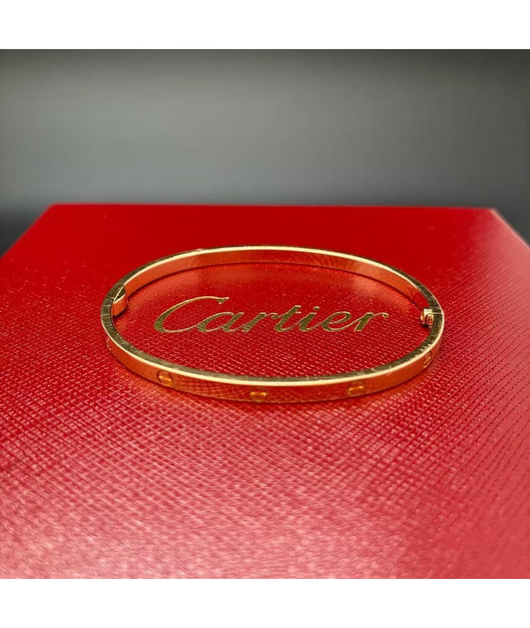 CARTIER Золотой браслет из розового золота, фото 4