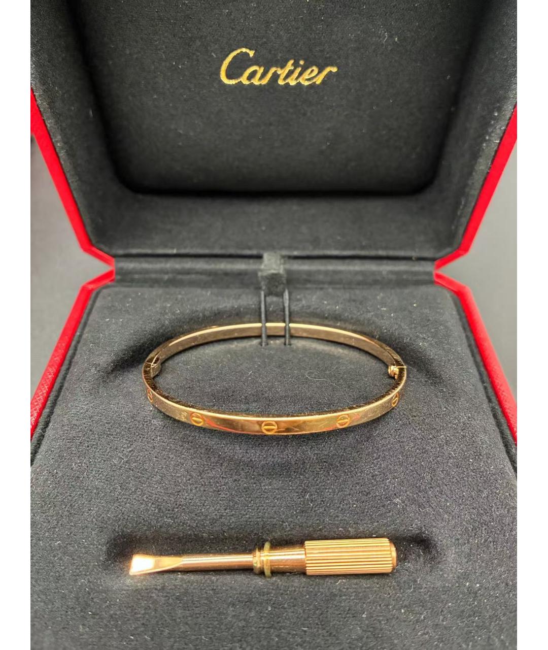 CARTIER Золотой браслет из розового золота, фото 2