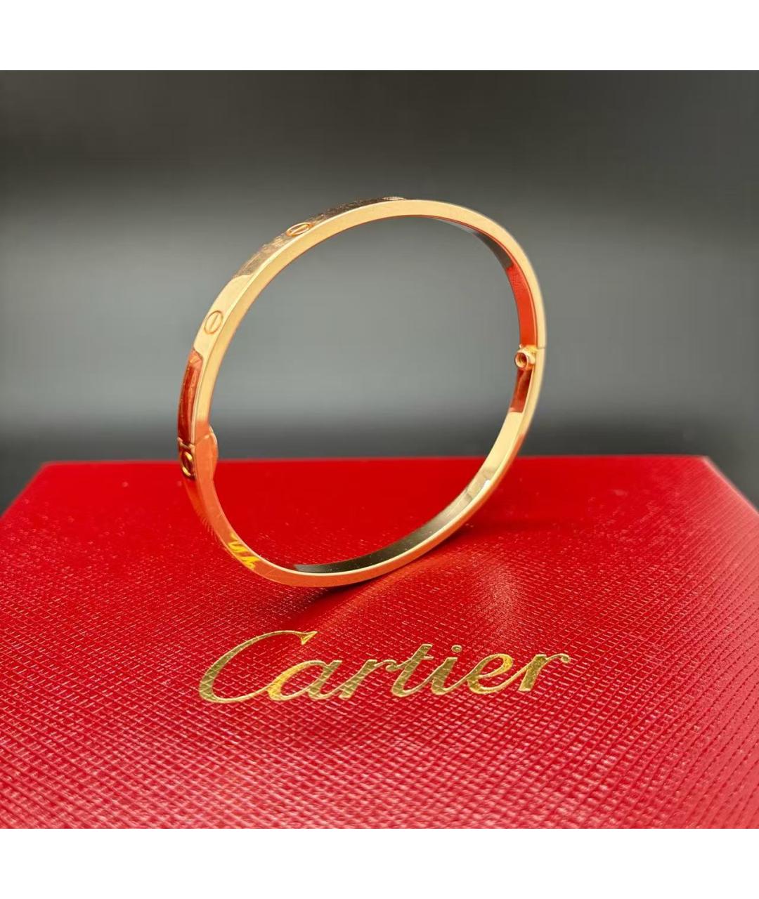 CARTIER Золотой браслет из розового золота, фото 5