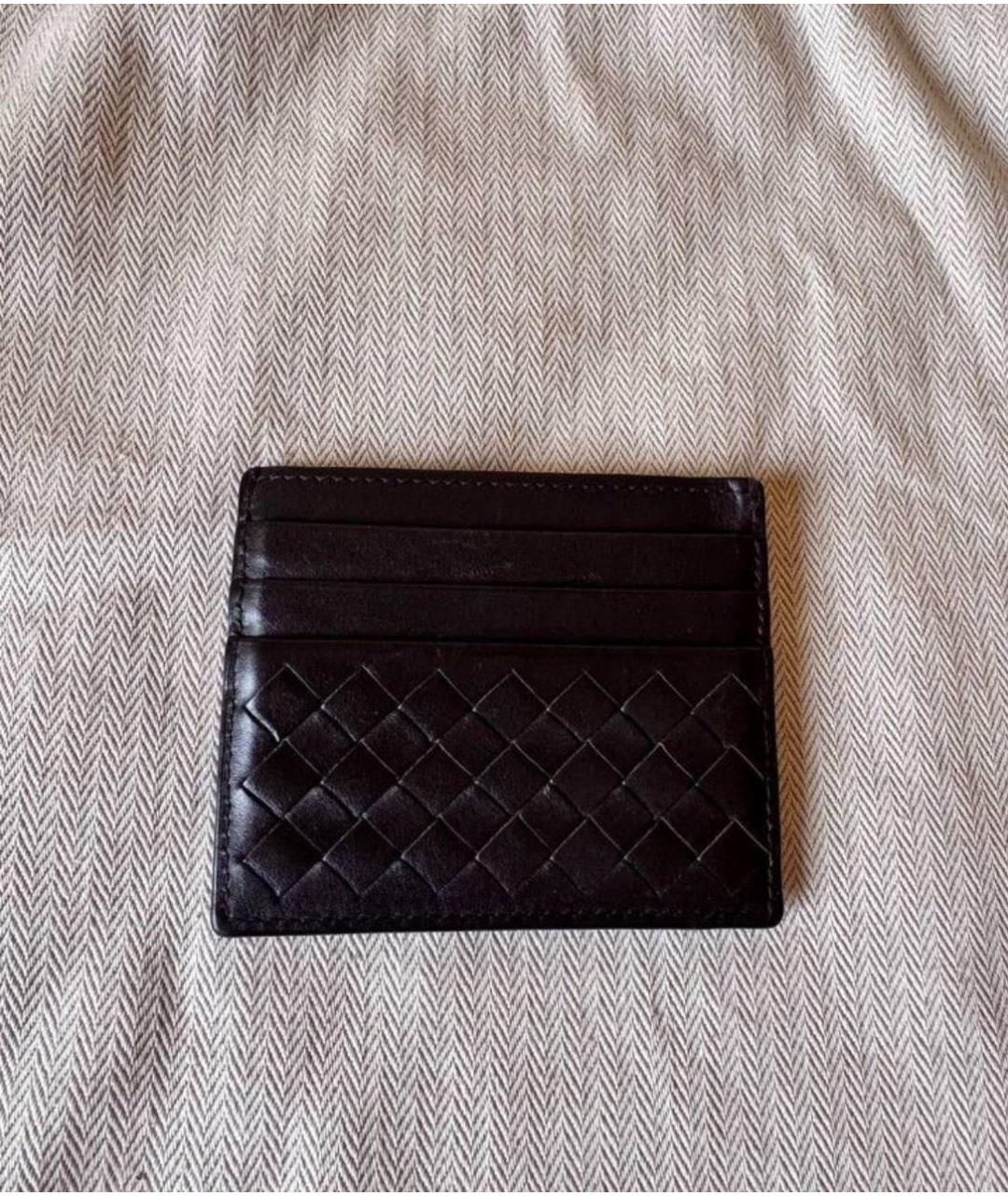 BOTTEGA VENETA Коричневый кожаный кардхолдер, фото 8
