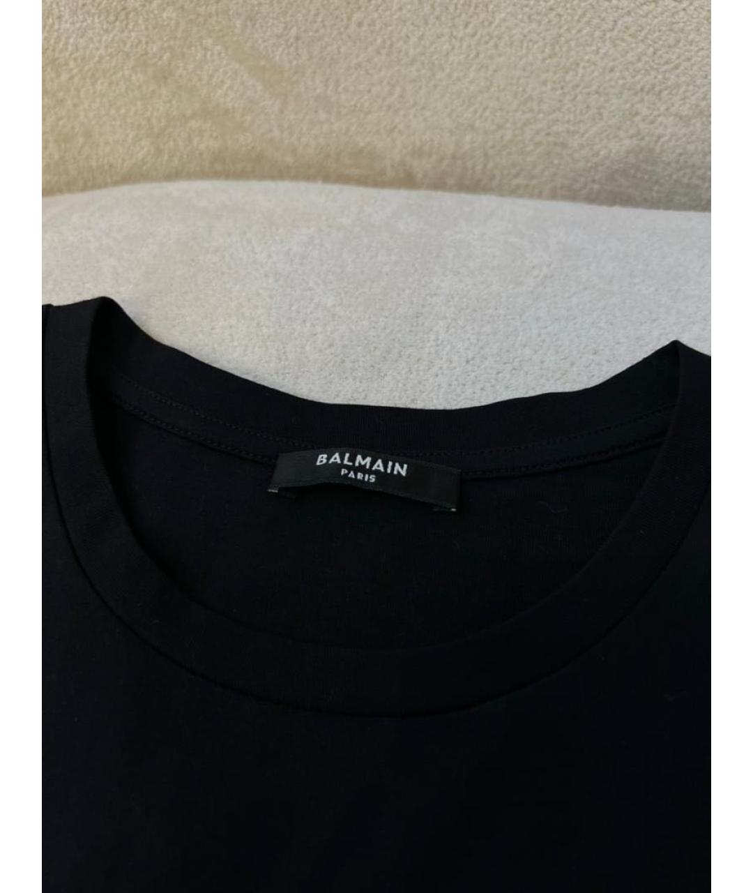 BALMAIN Черная футболка, фото 8