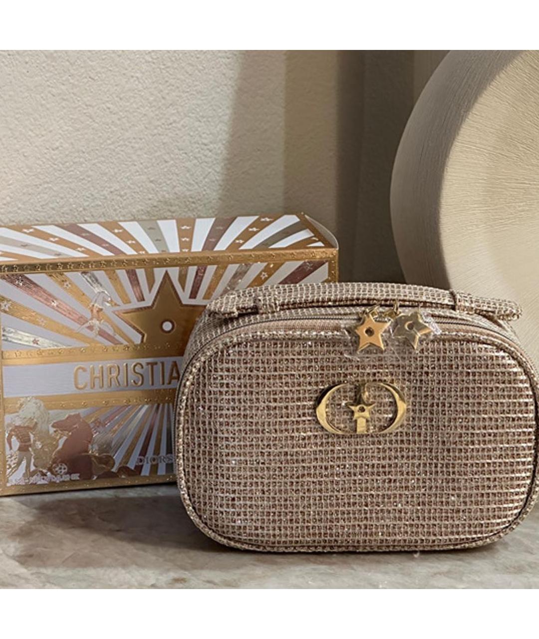 CHRISTIAN DIOR Золотая косметичка, фото 5