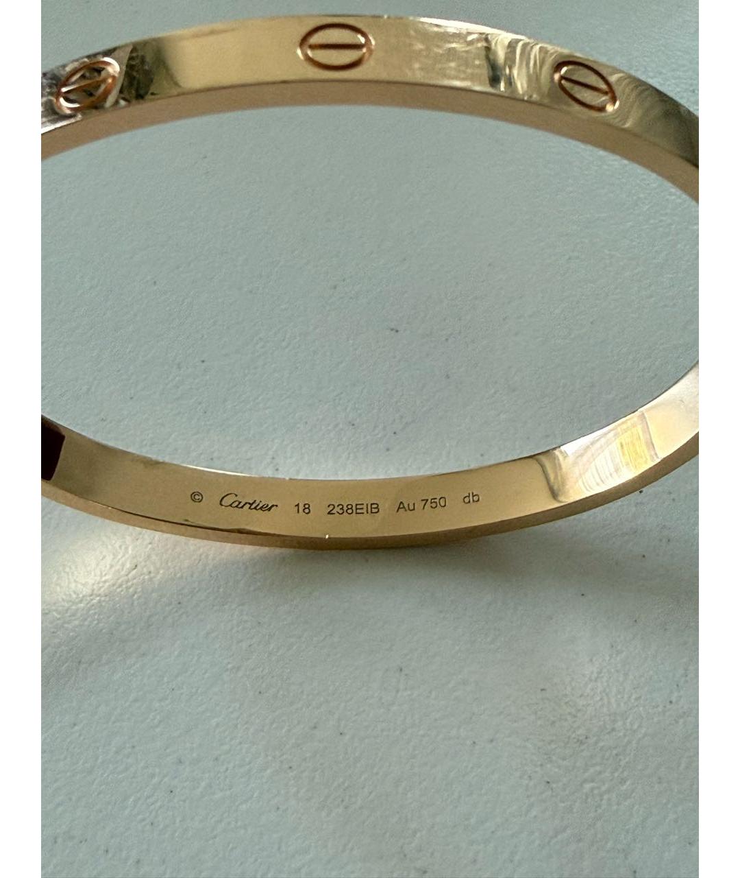 CARTIER Золотой браслет из розового золота, фото 4