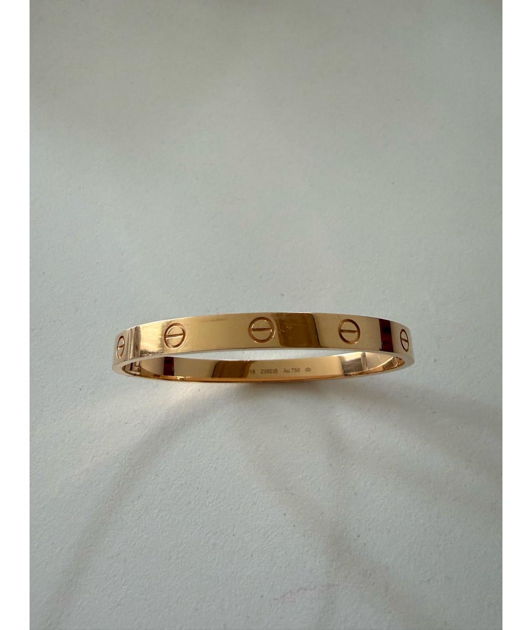 CARTIER Золотой браслет из розового золота, фото 3