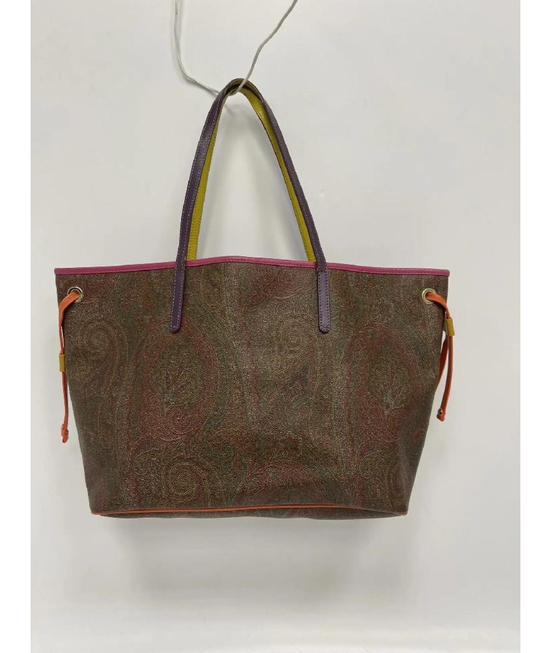 ETRO Коричневая сумка тоут, фото 9