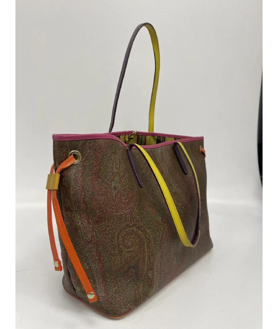 ETRO Коричневая сумка тоут, фото 2