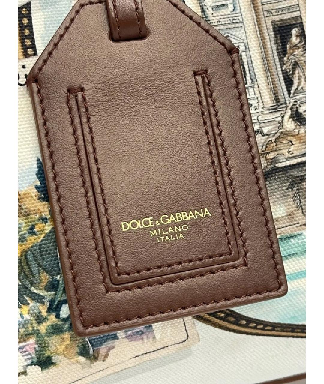 DOLCE&GABBANA Мульти пляжная сумка, фото 5