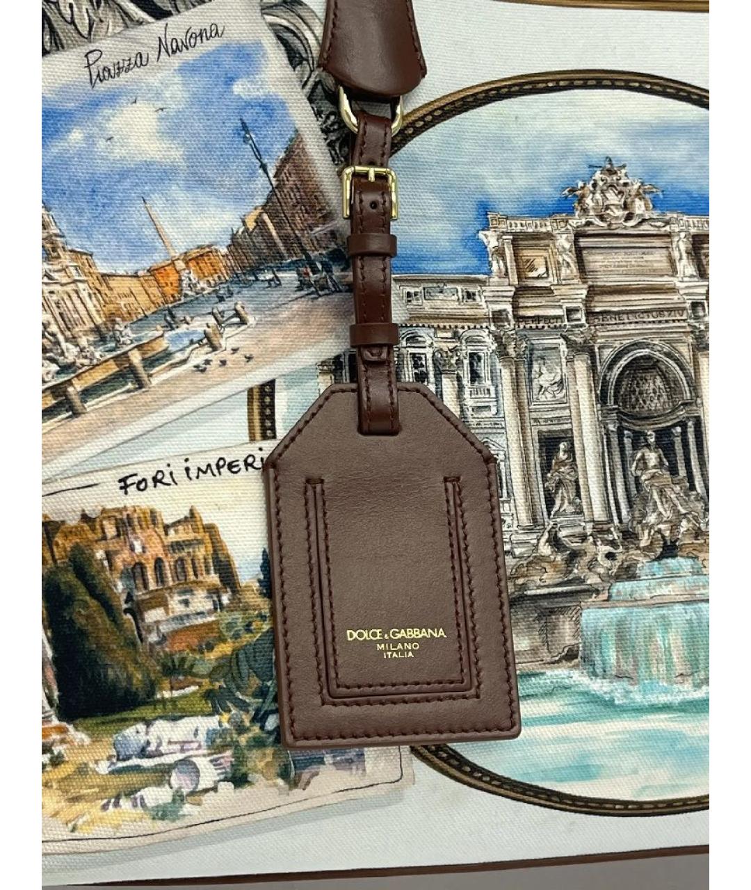 DOLCE&GABBANA Мульти пляжная сумка, фото 4