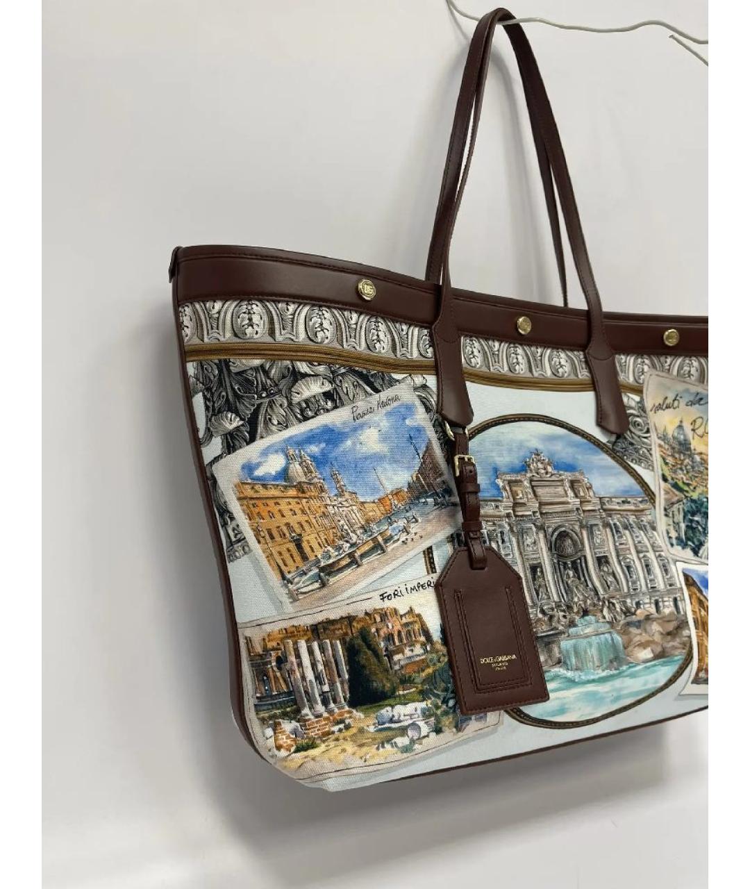 DOLCE&GABBANA Мульти пляжная сумка, фото 2