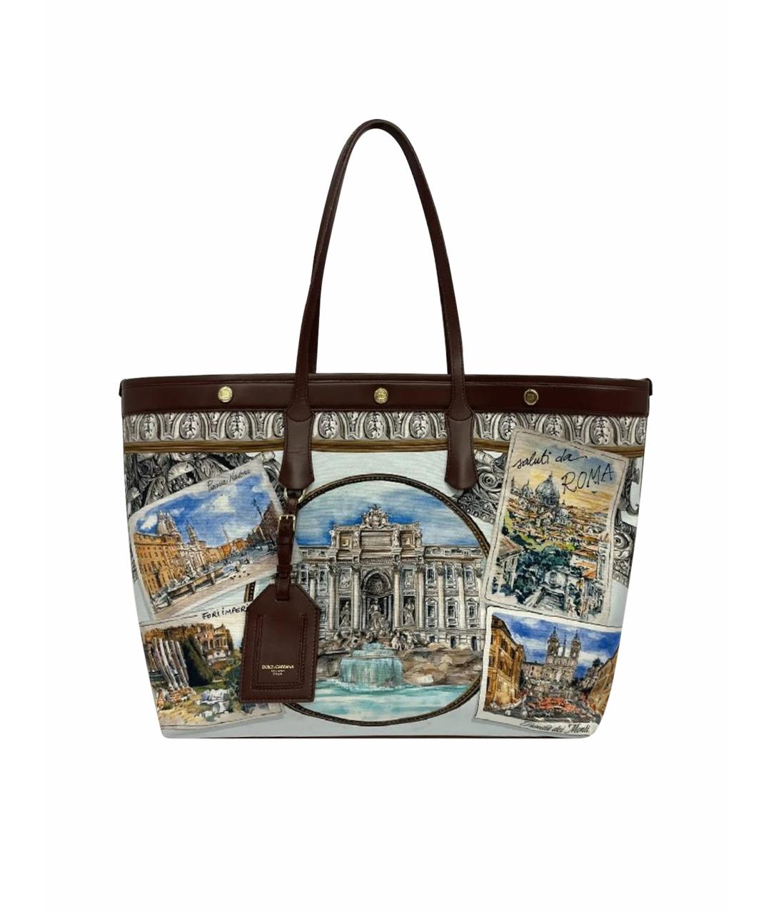 DOLCE&GABBANA Мульти пляжная сумка, фото 1