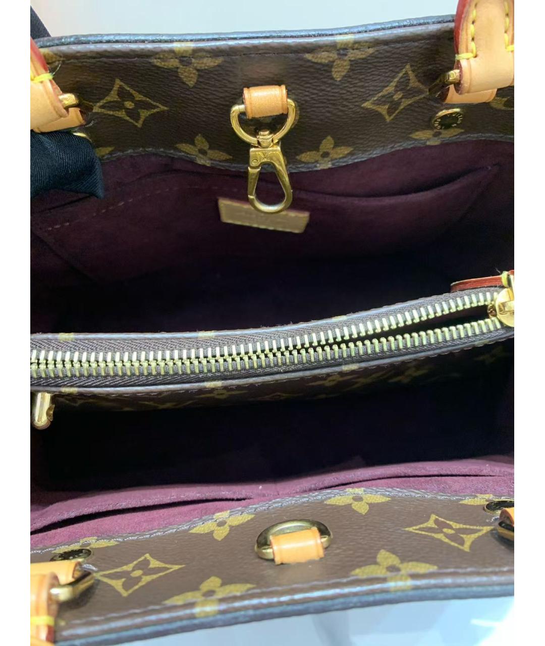 LOUIS VUITTON Коричневая сумка тоут, фото 5