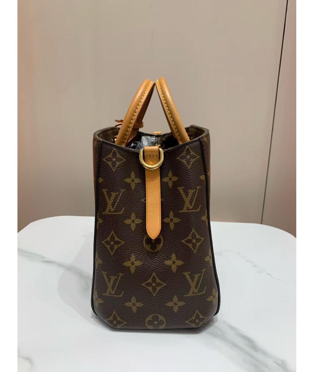 LOUIS VUITTON Коричневая сумка тоут, фото 4