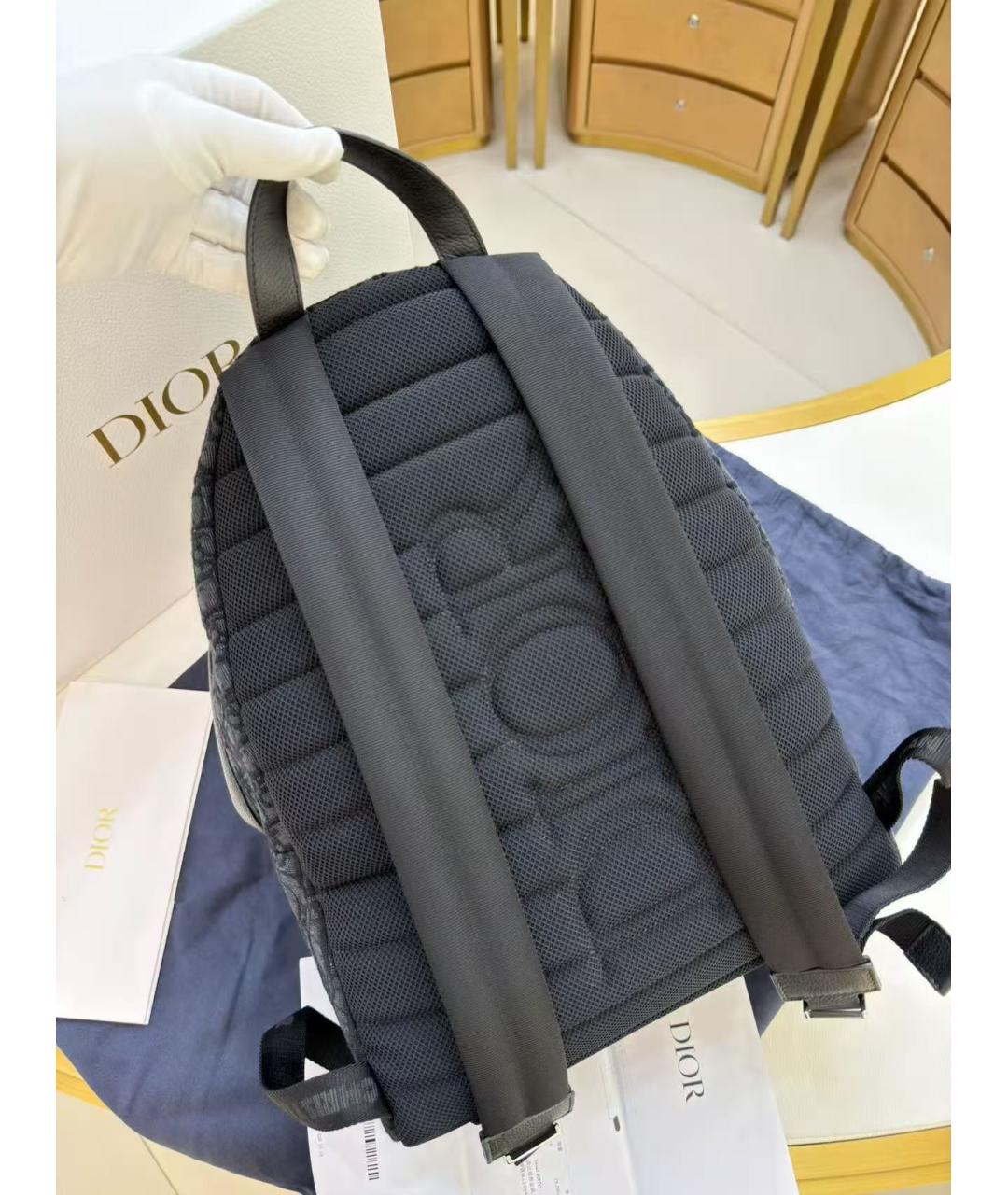 CHRISTIAN DIOR Темно-синий рюкзак, фото 5