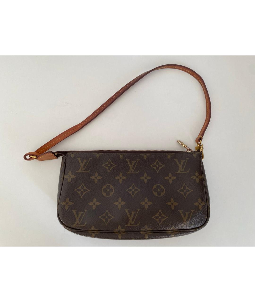 LOUIS VUITTON Коричневая сумка с короткими ручками, фото 6