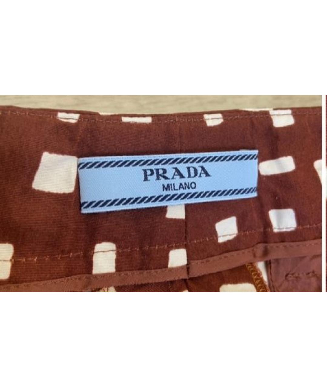 PRADA Шелковые брюки узкие, фото 7