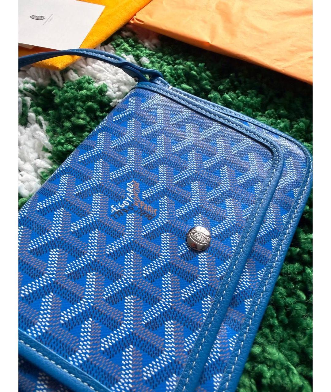 GOYARD Синяя сумка на плечо, фото 2