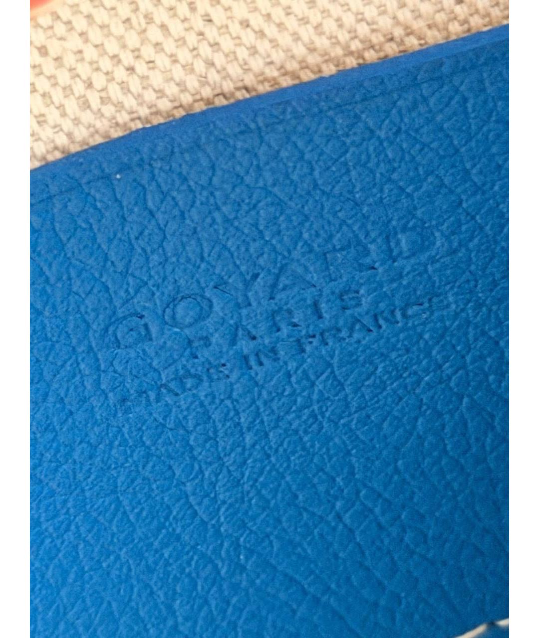 GOYARD Синяя сумка на плечо, фото 5