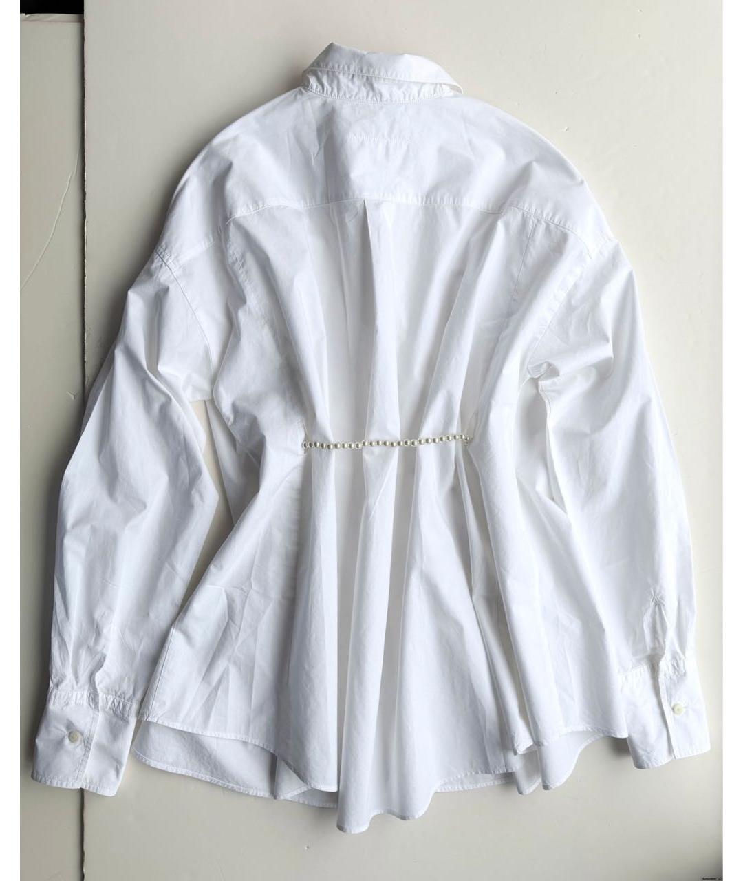 MM6 MAISON MARGIELA Белая хлопковая рубашка, фото 2