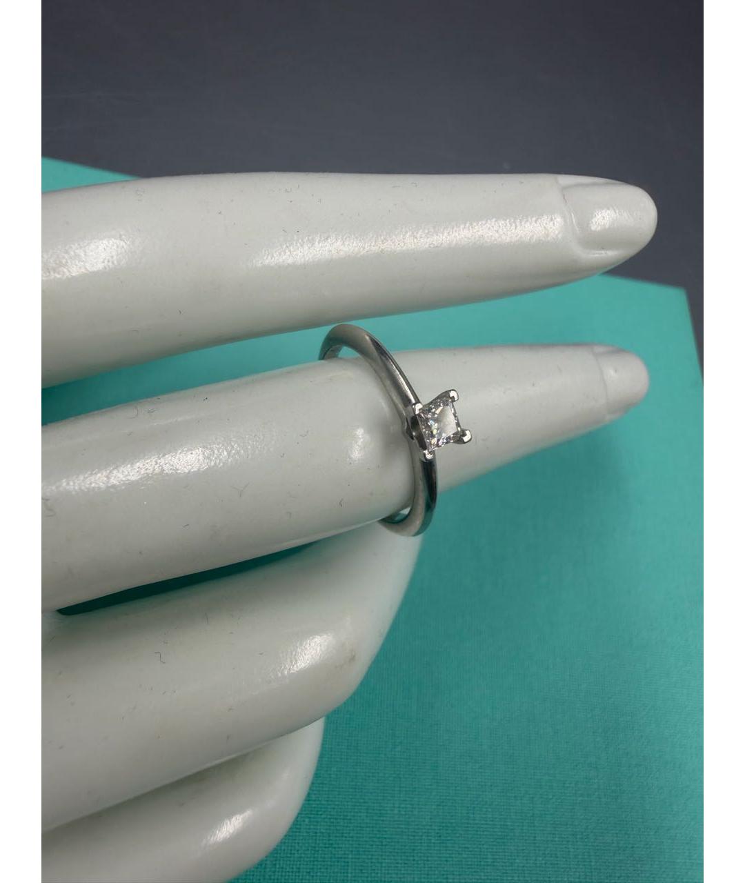 TIFFANY&CO Серебряное платиновое кольцо, фото 4