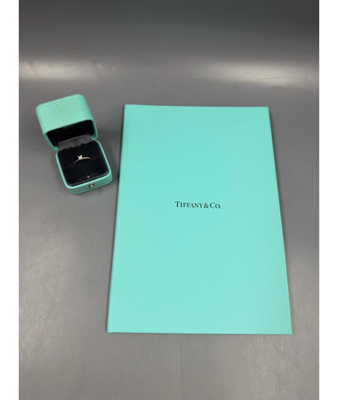 TIFFANY&CO Серебряное платиновое кольцо, фото 2