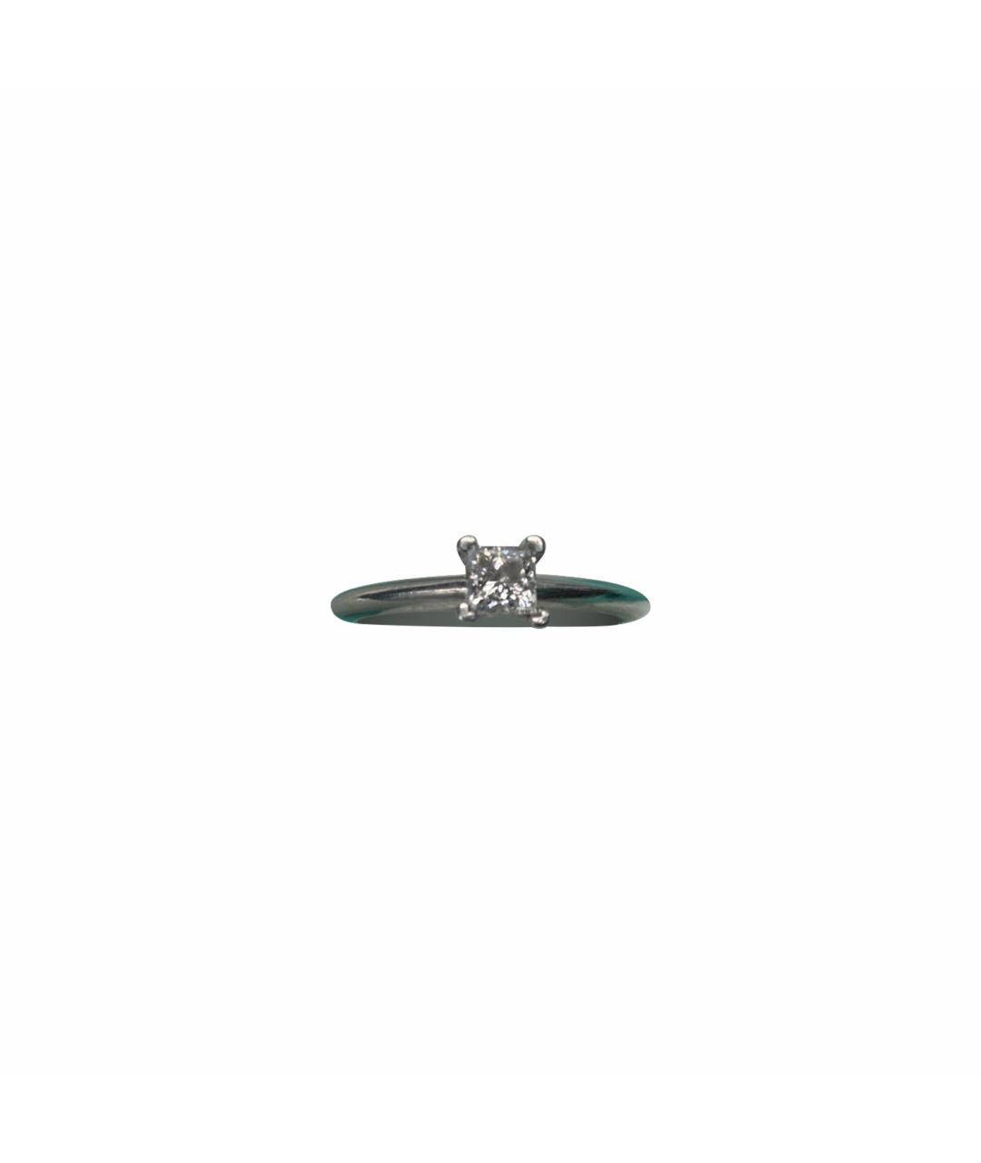 TIFFANY&CO Серебряное платиновое кольцо, фото 1