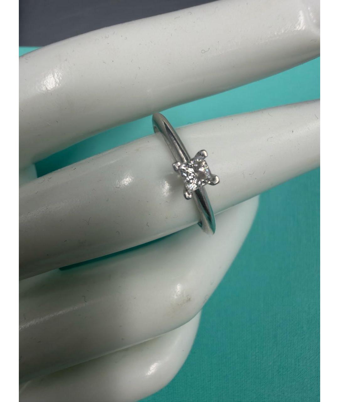 TIFFANY&CO Серебряное платиновое кольцо, фото 9