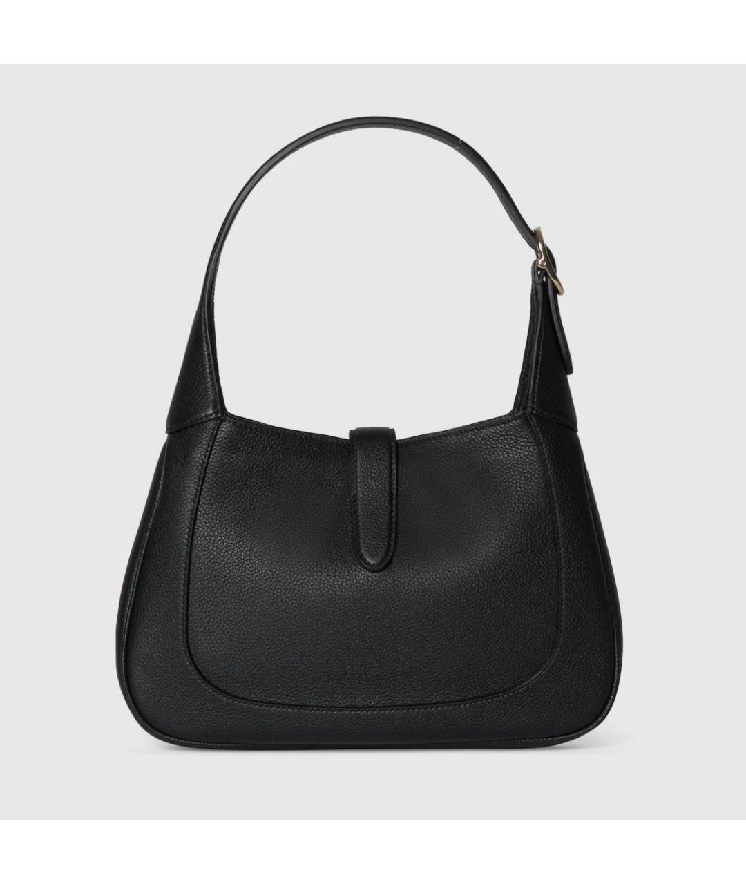 GUCCI Черная кожаная сумка с короткими ручками, фото 3