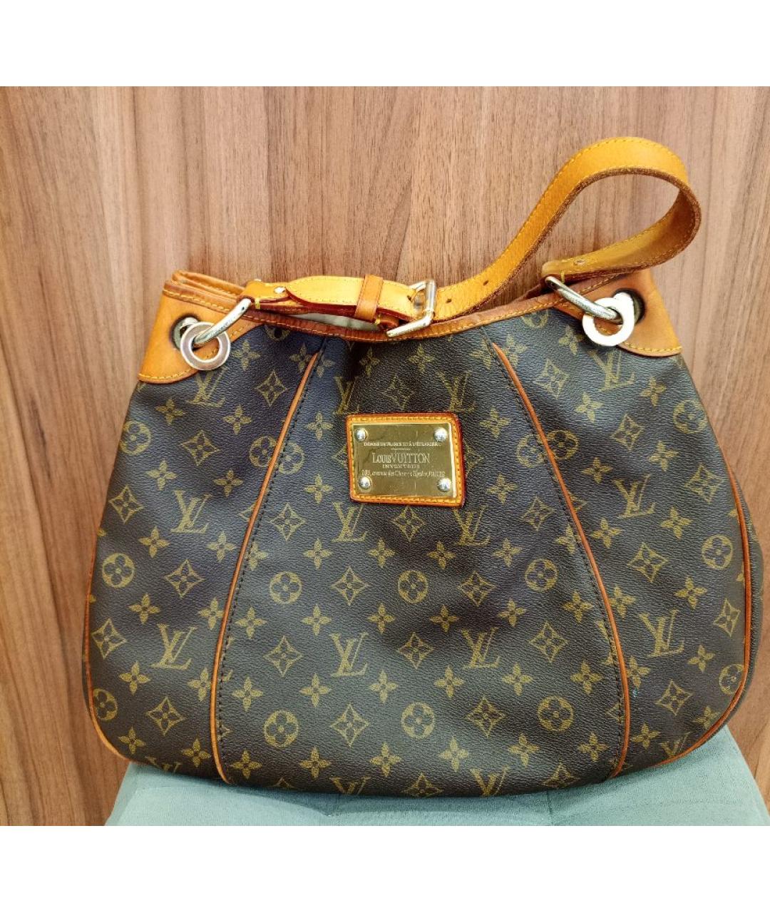 LOUIS VUITTON Коричневая сумка тоут, фото 10