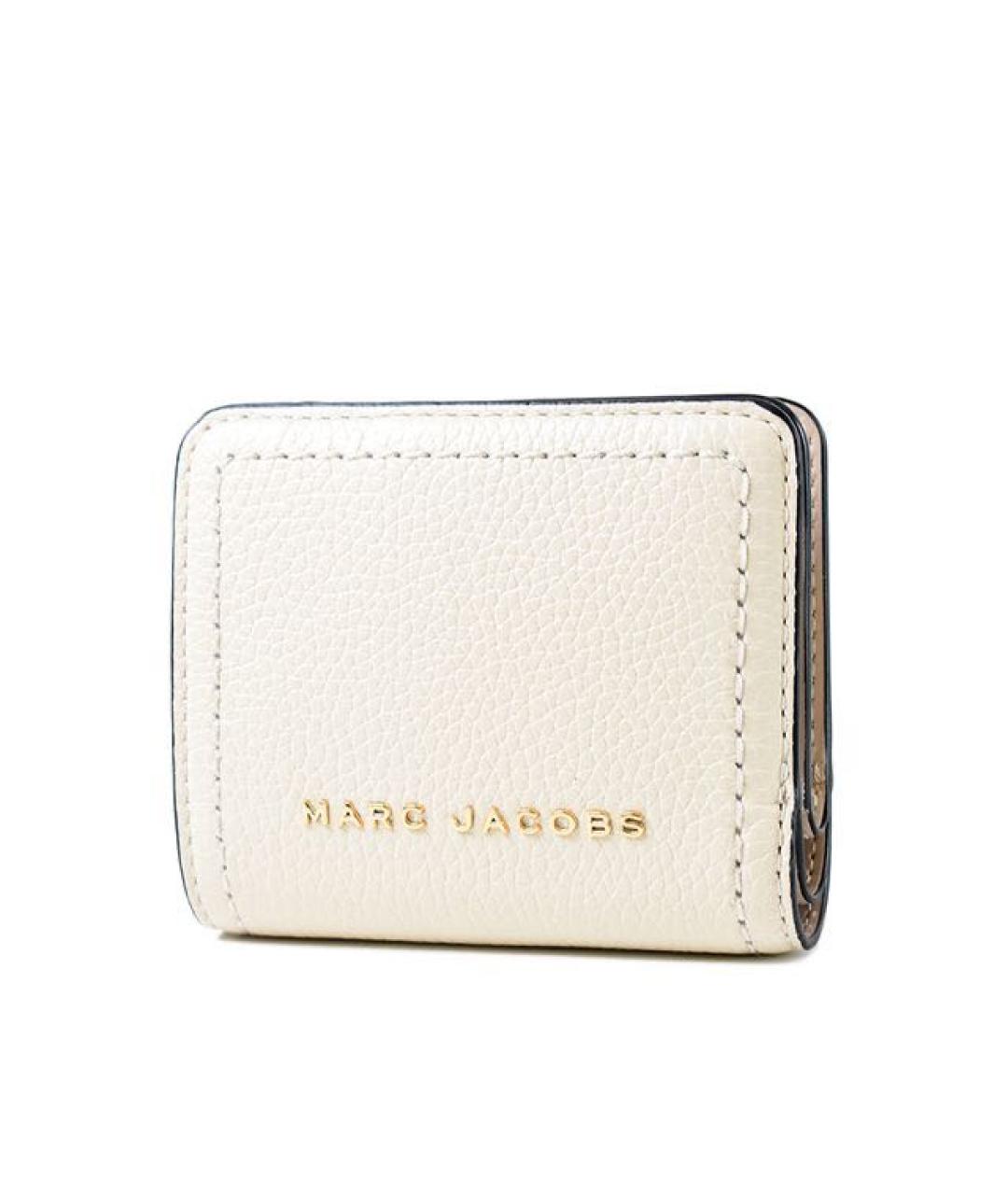MARC JACOBS Бежевый кожаный кошелек, фото 2