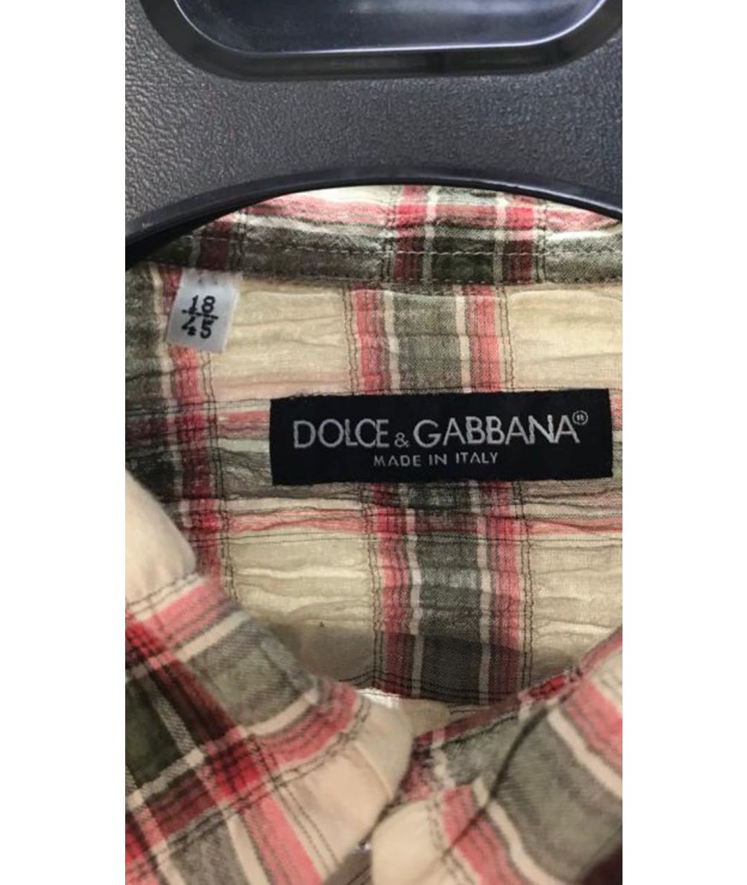 DOLCE&GABBANA Хлопковая кэжуал рубашка, фото 3