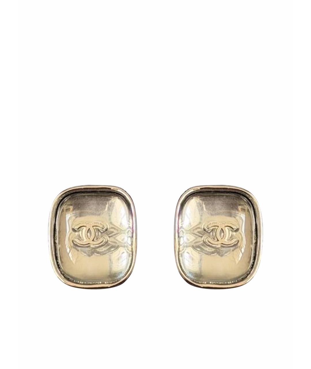 CHANEL Серебряные серьги, фото 1