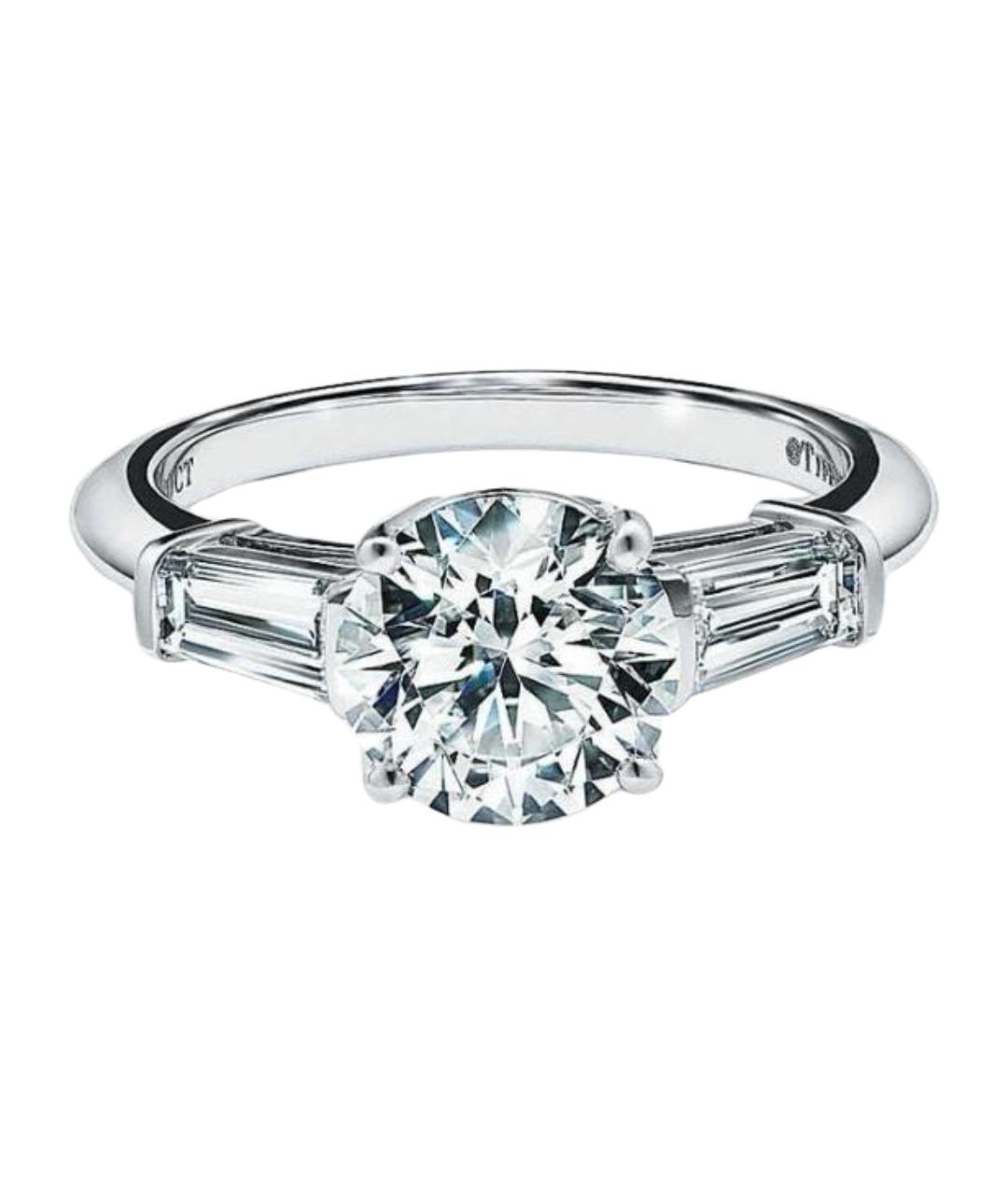 TIFFANY&CO Серебряное платиновое кольцо, фото 1