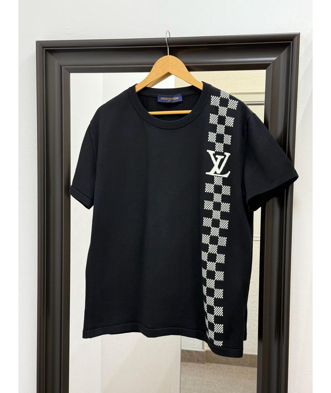 LOUIS VUITTON Черный хлопковый джемпер / свитер, фото 2