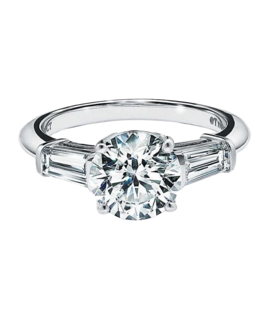 TIFFANY&CO Серебряное платиновое кольцо, фото 1