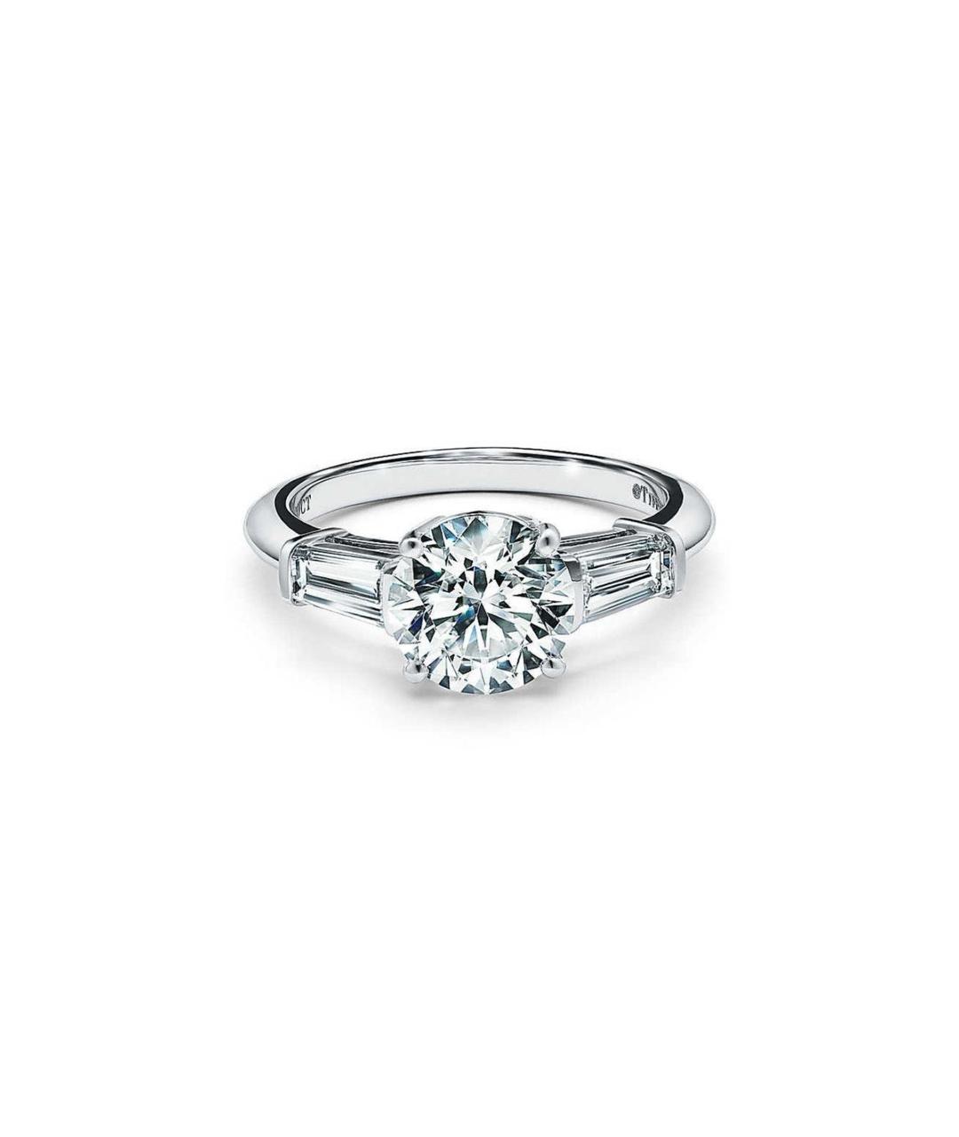 TIFFANY&CO Серебряное платиновое кольцо, фото 9