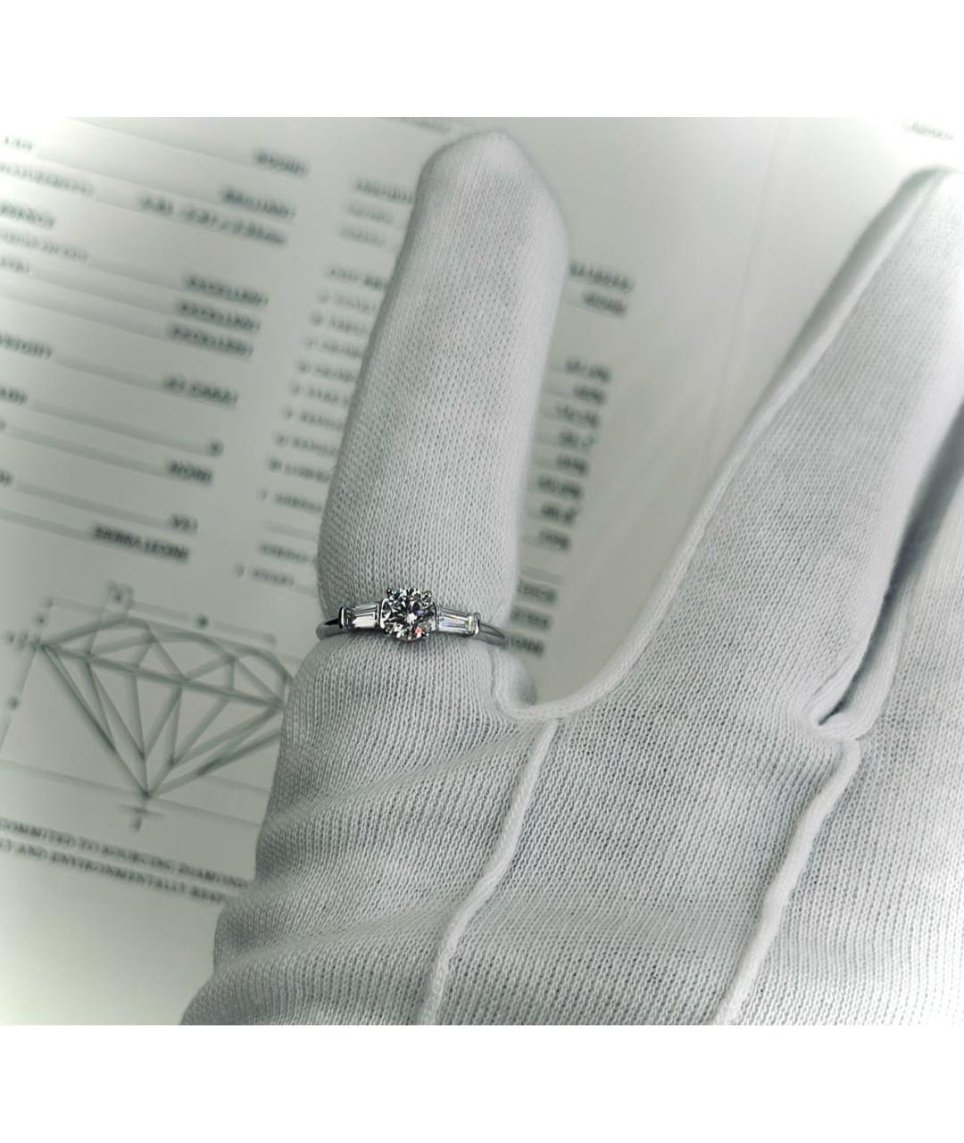 TIFFANY&CO Серебряное платиновое кольцо, фото 6