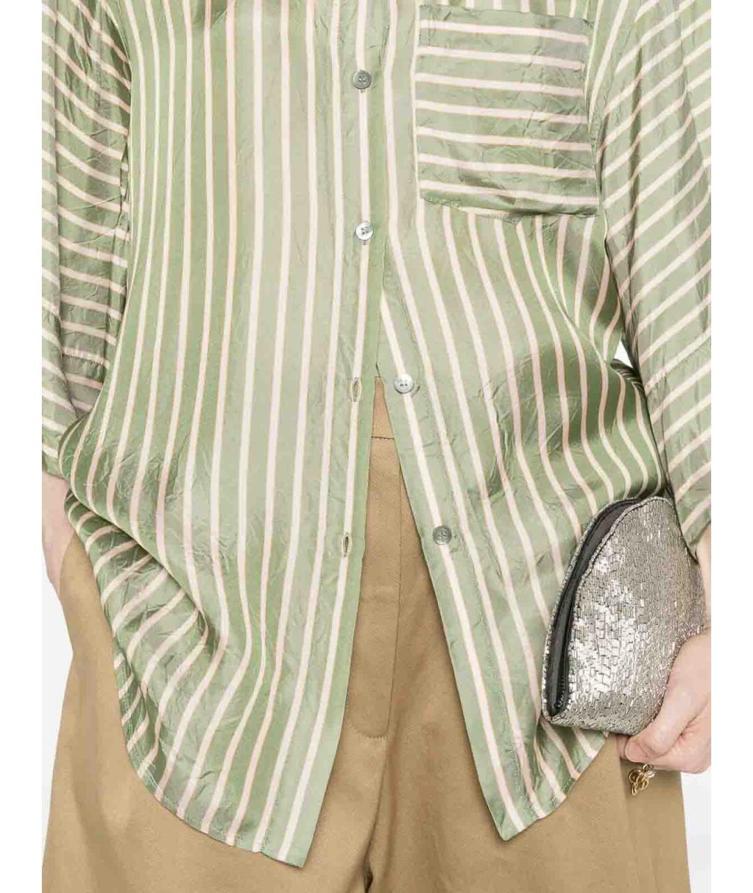 DRIES VAN NOTEN Зеленая рубашка, фото 5