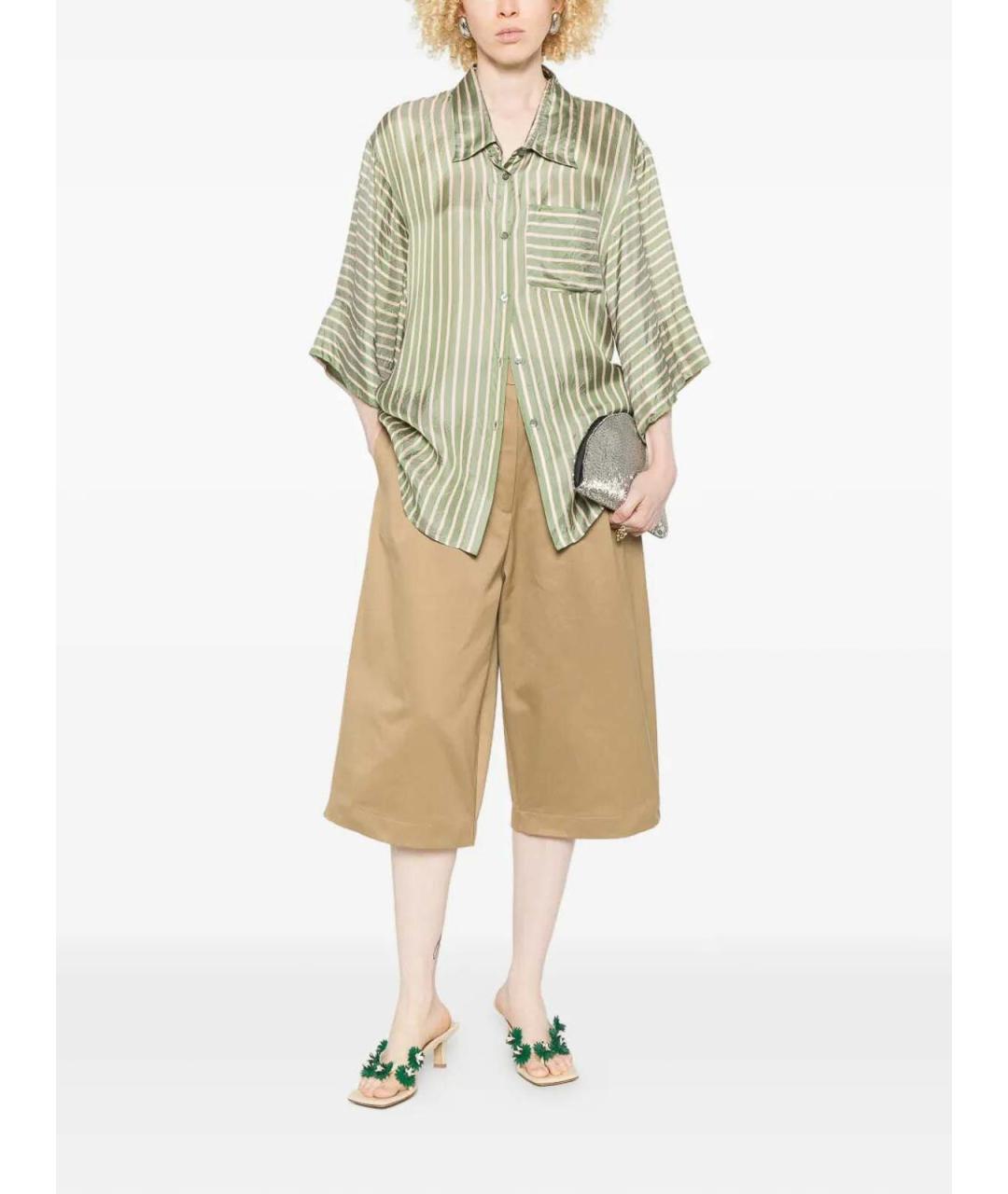 DRIES VAN NOTEN Зеленая рубашка, фото 3