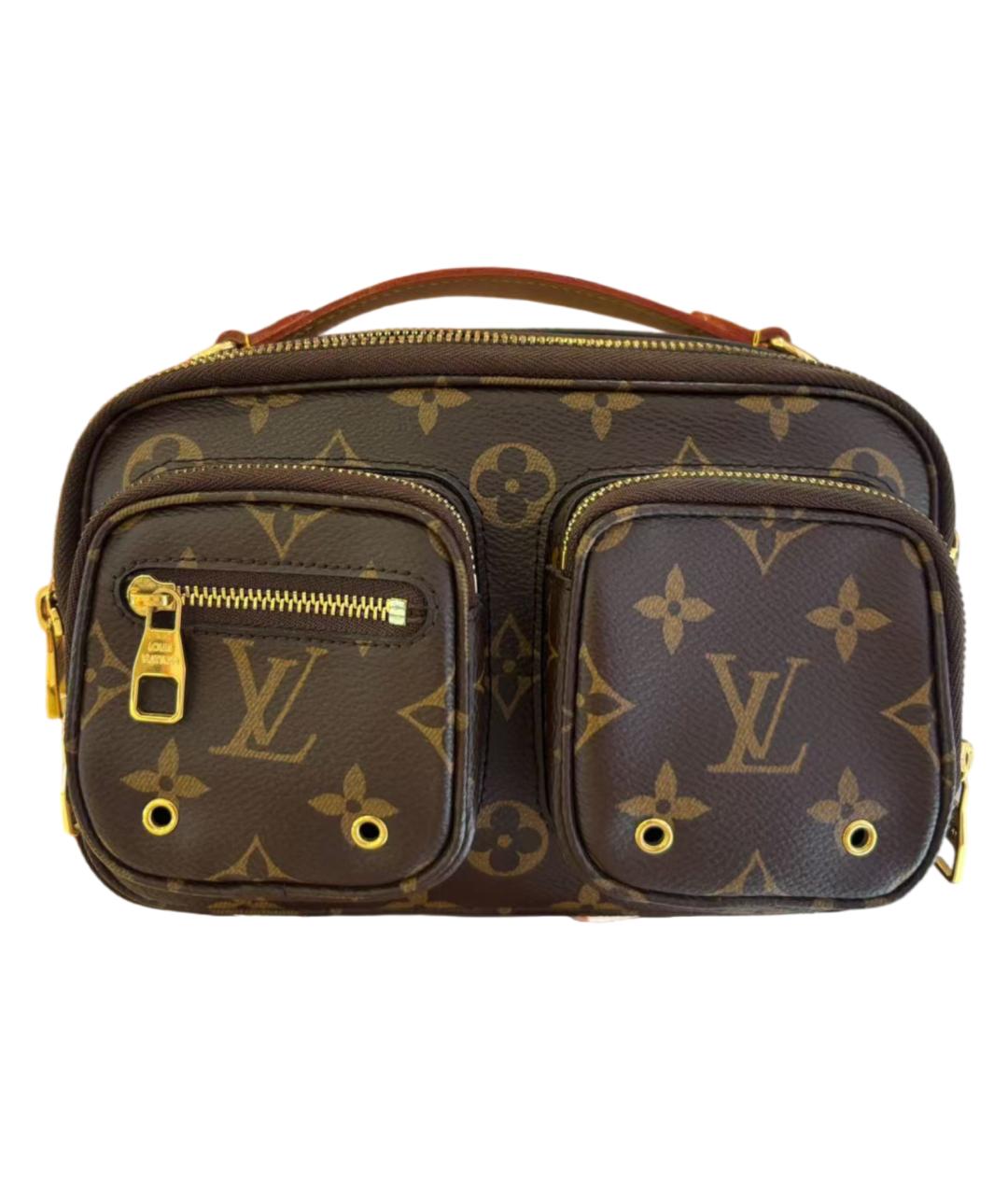 LOUIS VUITTON Коричневая сумка с короткими ручками, фото 7