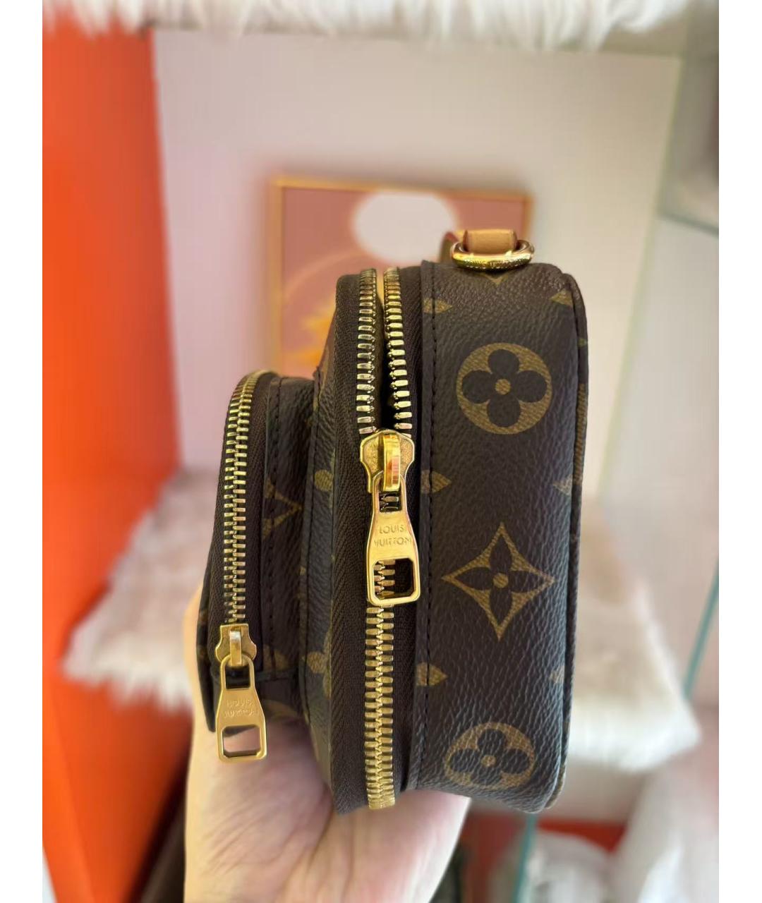LOUIS VUITTON Коричневая сумка с короткими ручками, фото 4
