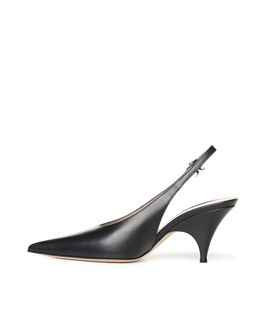 GIANVITO ROSSI Черные кожаные сандалии, фото 3