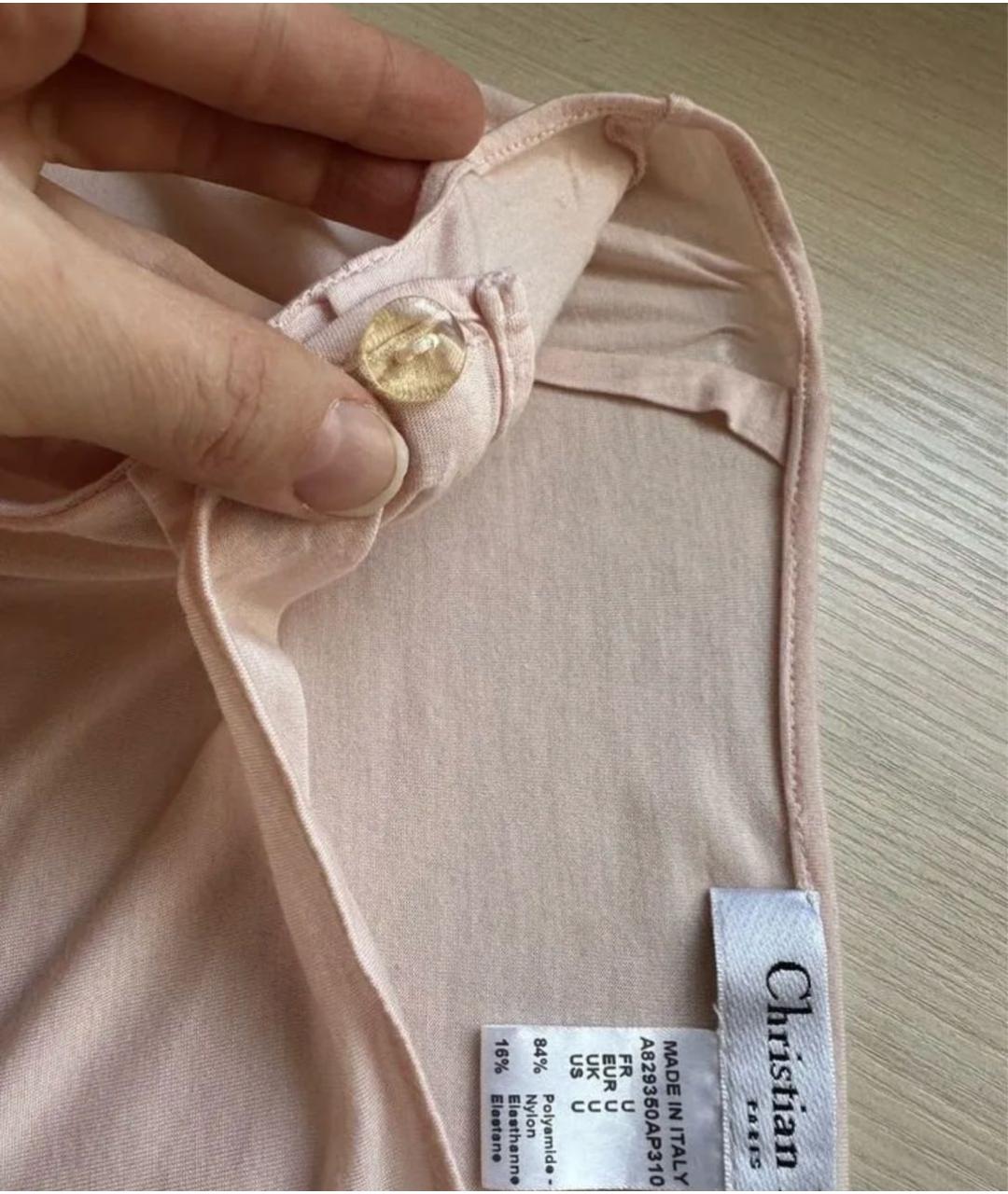 CHRISTIAN DIOR Розовая юбка миди, фото 4