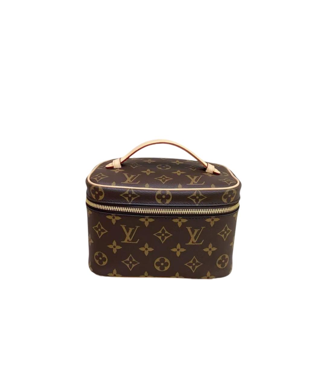 LOUIS VUITTON Коричневая сумка с короткими ручками, фото 8