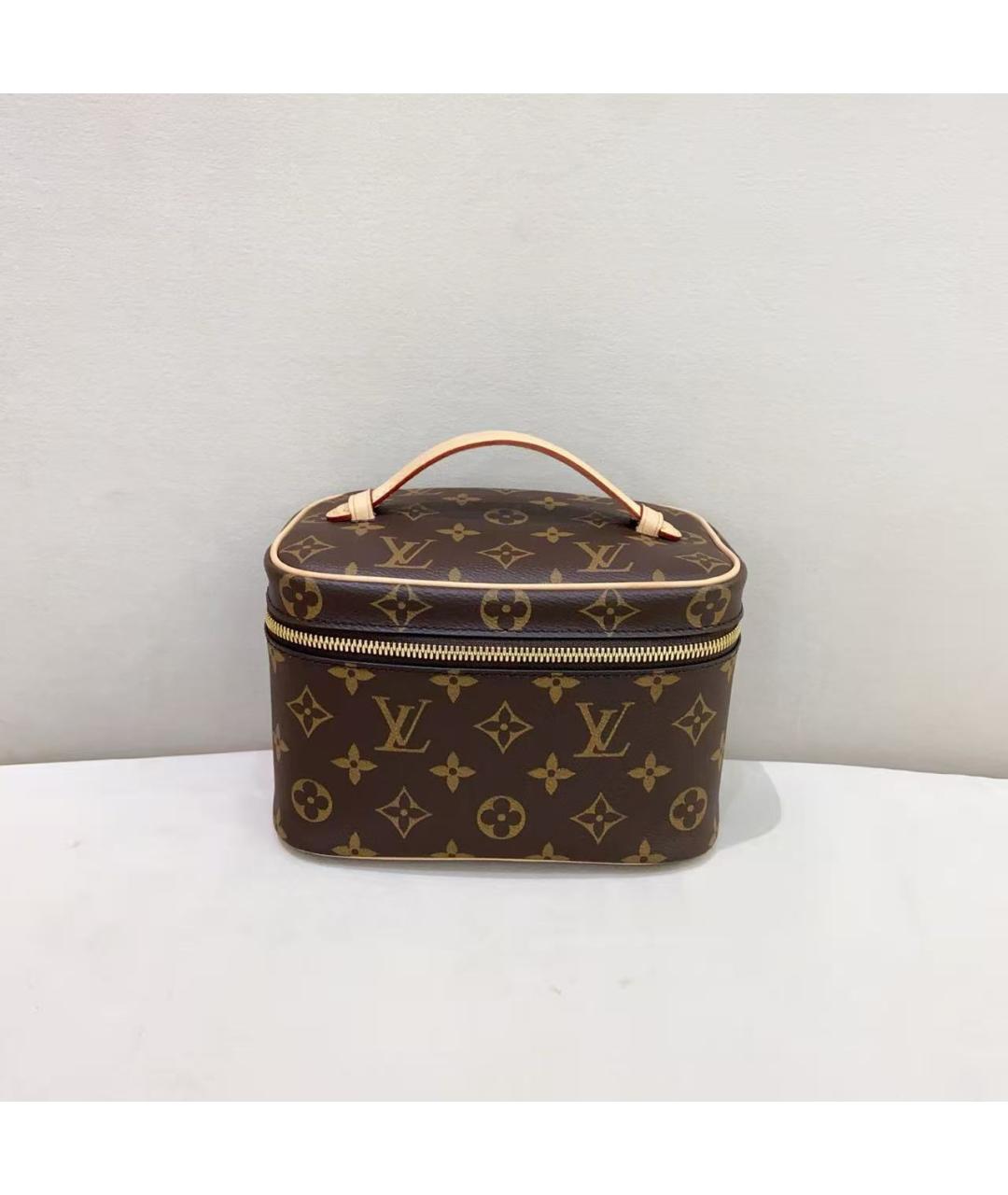 LOUIS VUITTON Коричневая сумка с короткими ручками, фото 2
