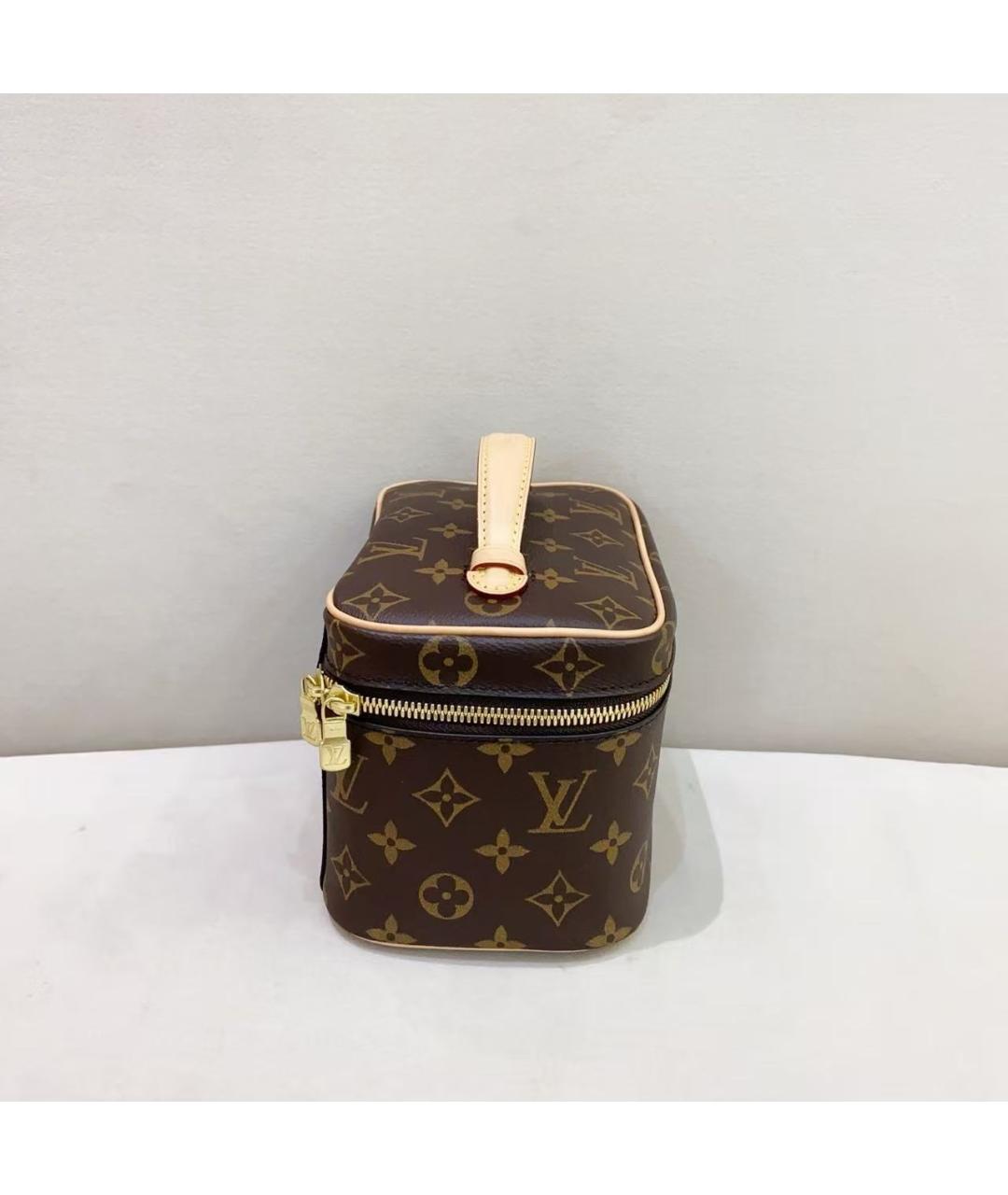 LOUIS VUITTON Коричневая сумка с короткими ручками, фото 4