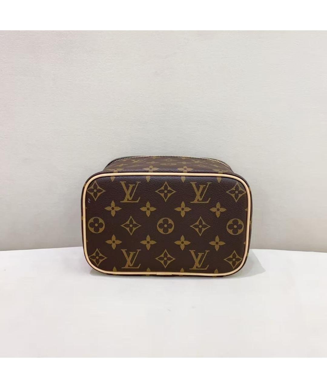 LOUIS VUITTON Коричневая сумка с короткими ручками, фото 6