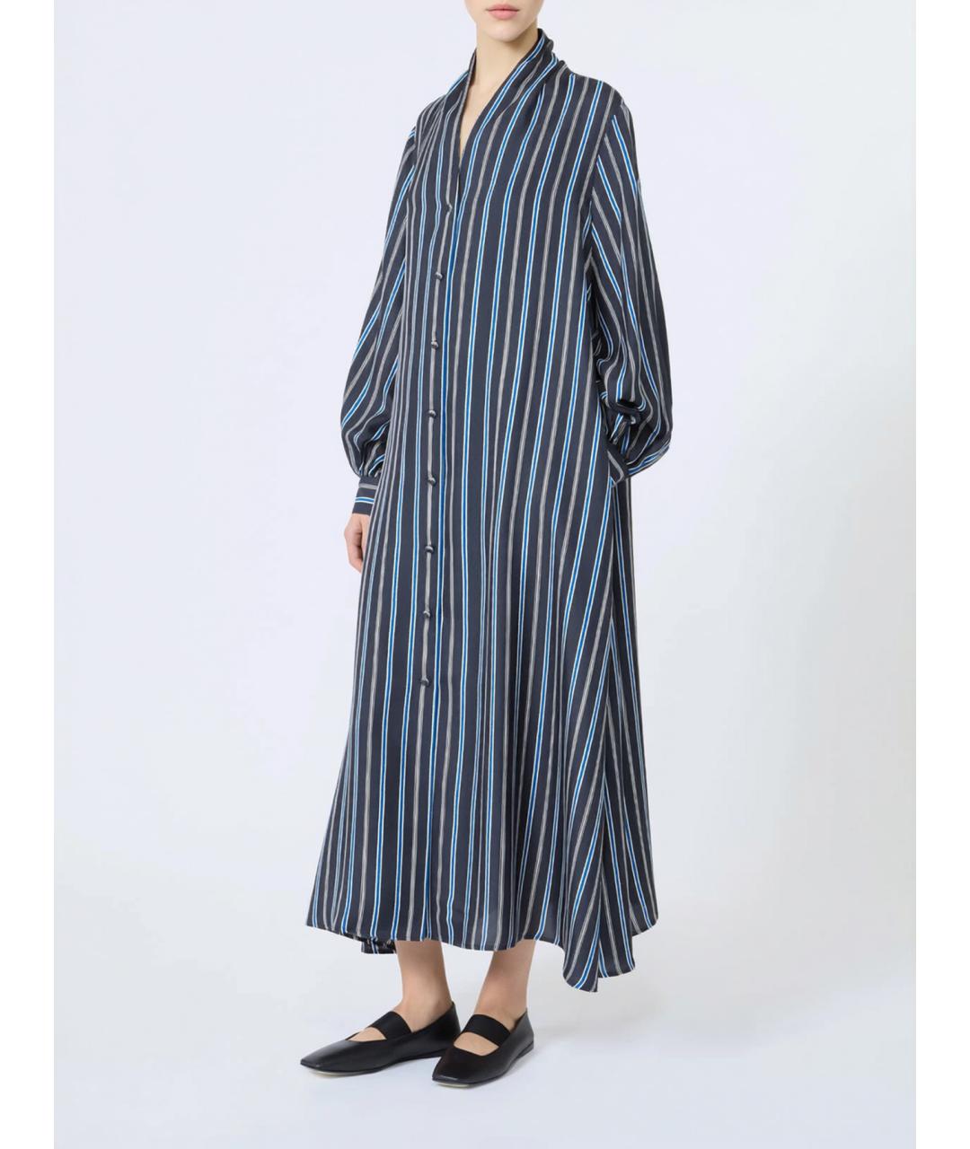 MAX MARA Мульти шелковое повседневное платье, фото 5