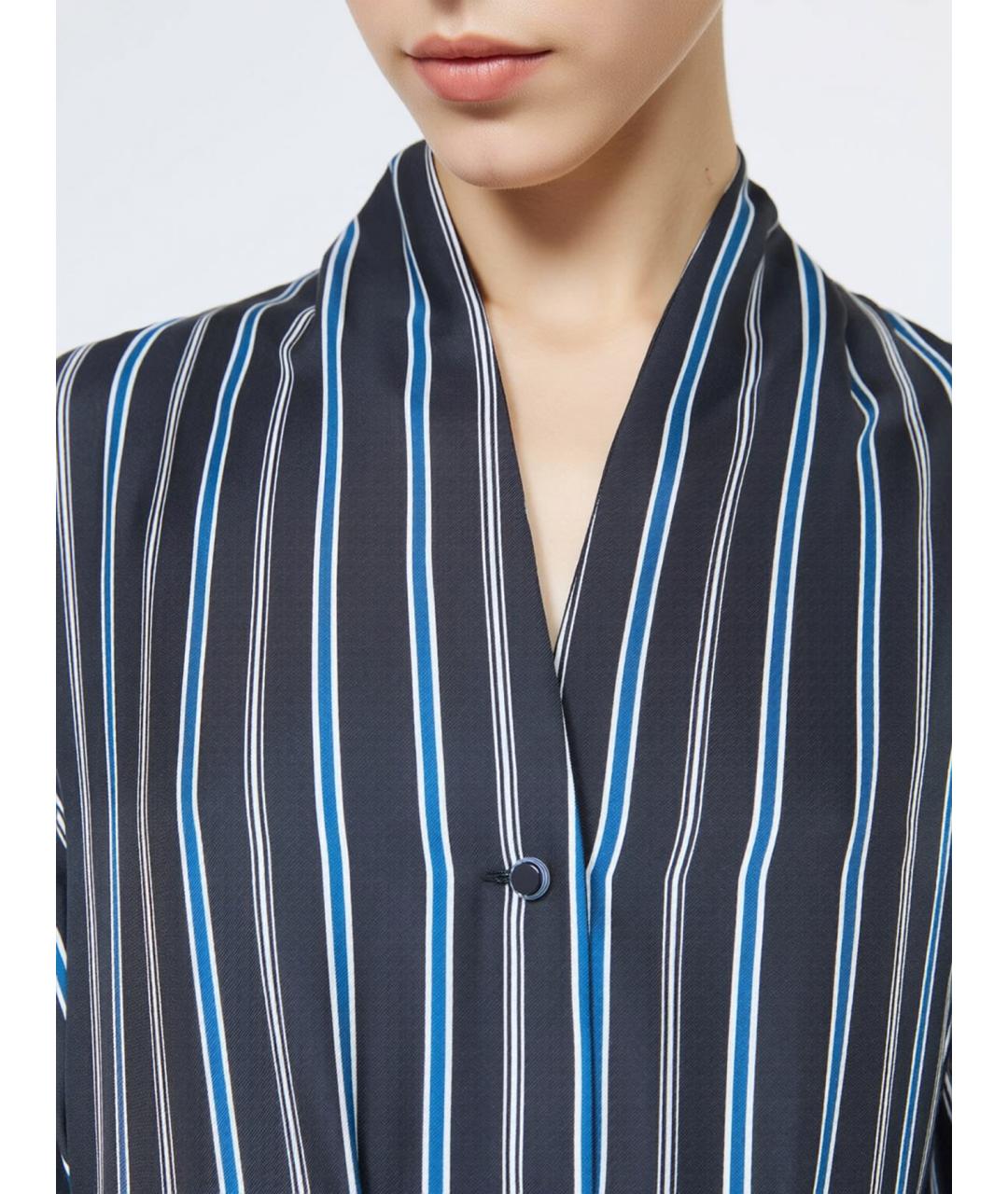 MAX MARA Мульти шелковое повседневное платье, фото 4