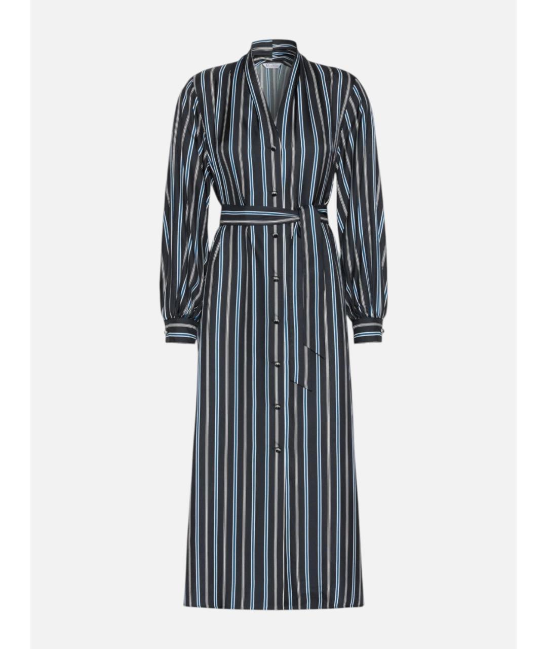 MAX MARA Мульти шелковое повседневное платье, фото 1